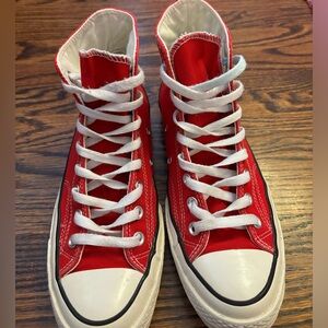 Converse Chuck 70s High Top Red, Hardly worn, in pristine condition